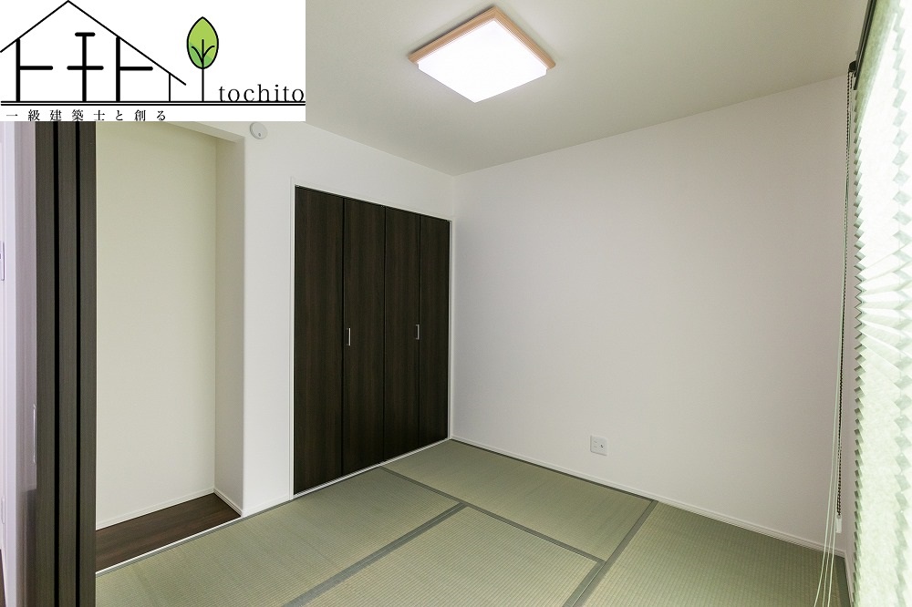 和室はライフスタイルによってリビングの延長としてお使いになることも、客間としてお使いになることもできますね。